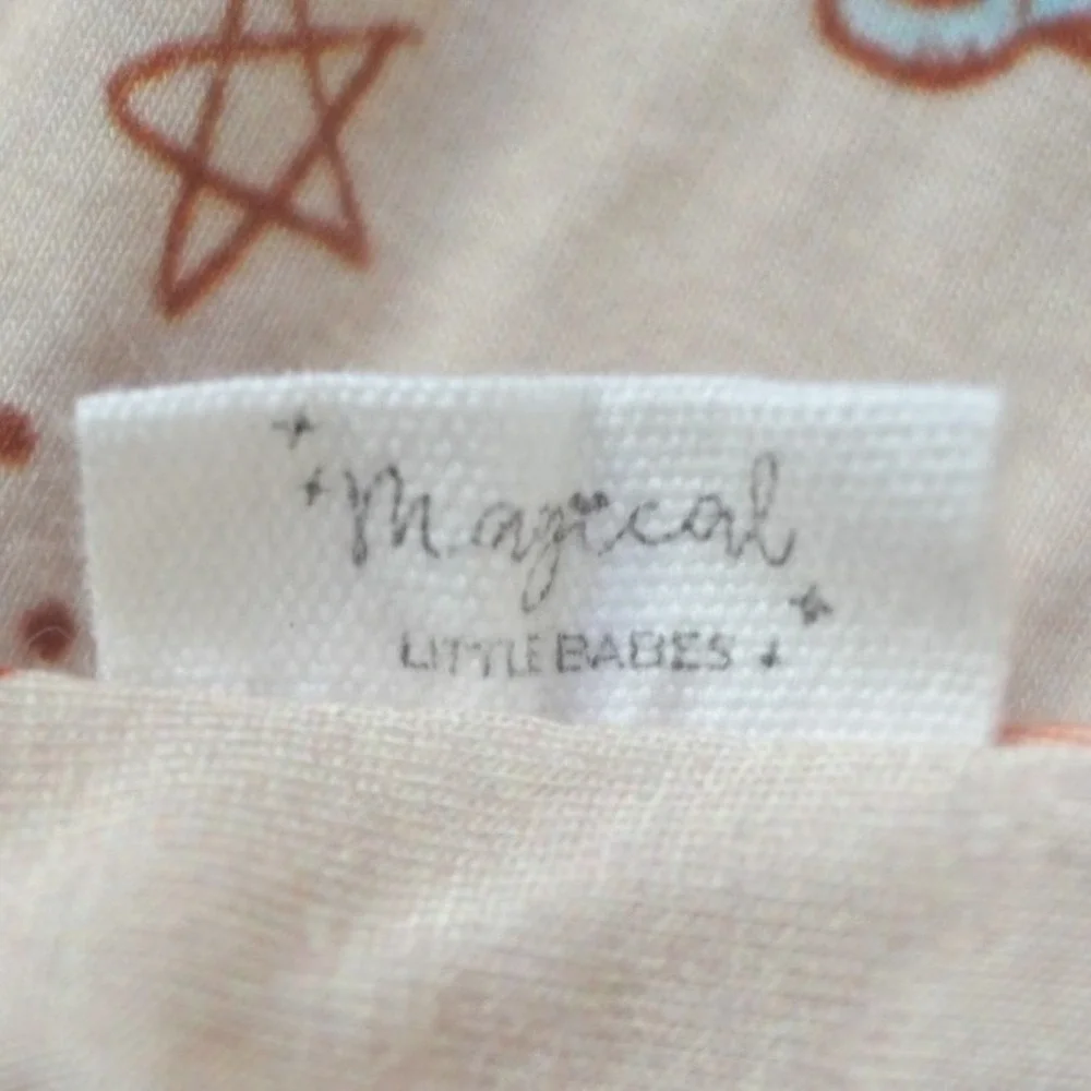 Magical Little Babes Bamboo Pajama Set Size Small Italy Travel Print